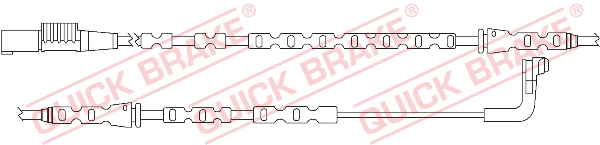 Czujnik zużycia klocka